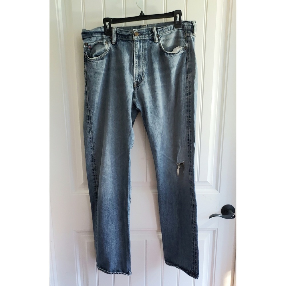 Polo Ralph Lauren Jeans Men's 34x32 Vintage 67 Straight Blue Medium Washed Denim